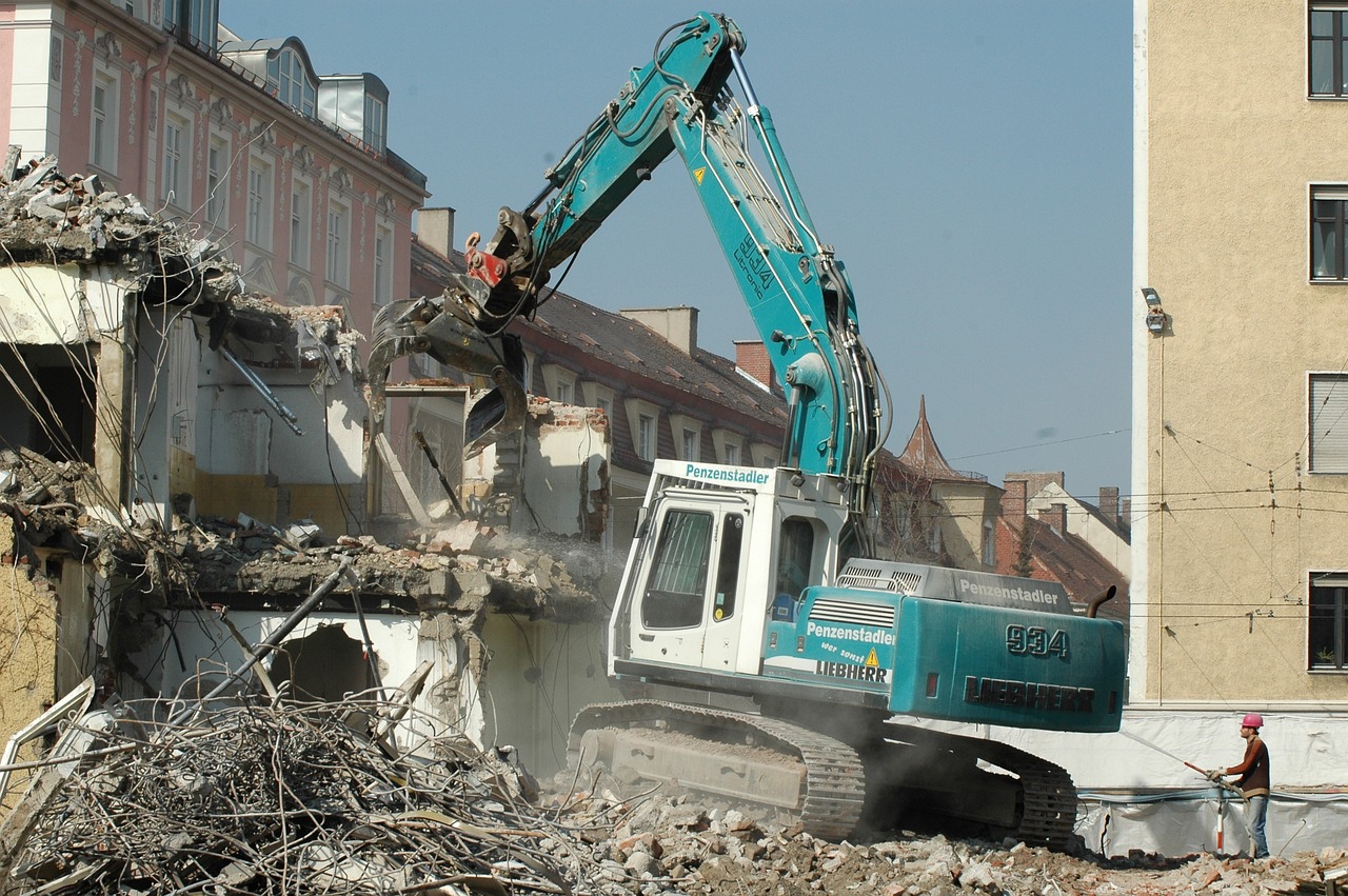 cancelation construction, demolition works