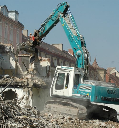 cancelation construction, demolition works